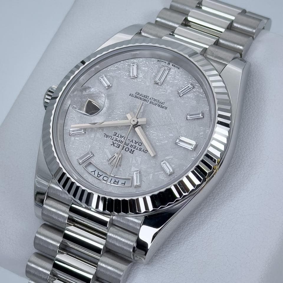Rolex | Day-Date | 228236 | Platinum | 40 mm | Platinum | Meteorite | Automatic