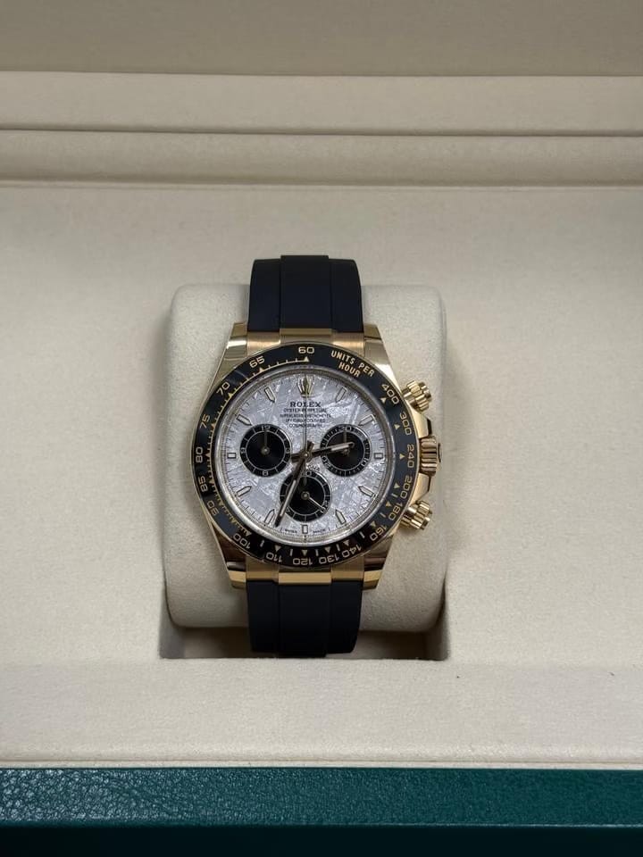 Rolex | Daytona | 126518ln | Yellow gold | 40 mm | Rubber | Meteorite | Automatic