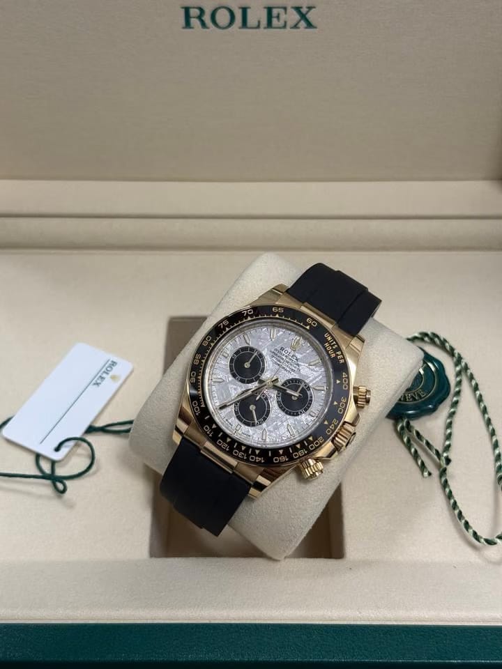 Rolex | Daytona | 126518ln | Yellow gold | 40 mm | Rubber | Meteorite | Automatic
