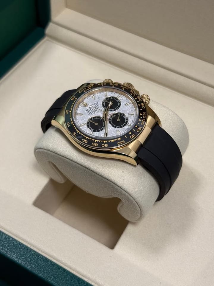 Rolex | Daytona | 126518ln | Yellow gold | 40 mm | Rubber | Meteorite | Automatic