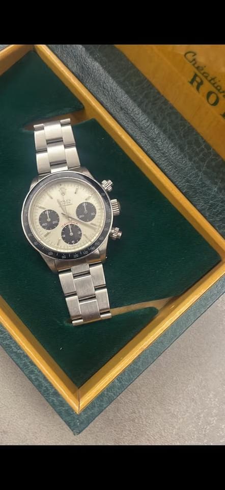 Rolex | Daytona | 6263 | Steel | 37 mm | Steel | Grey | Manual winding