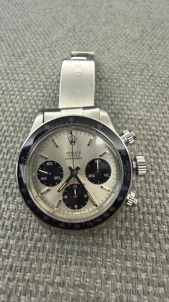 Rolex | Daytona | 6263 | Steel | 37 mm | Steel | Grey | Manual winding