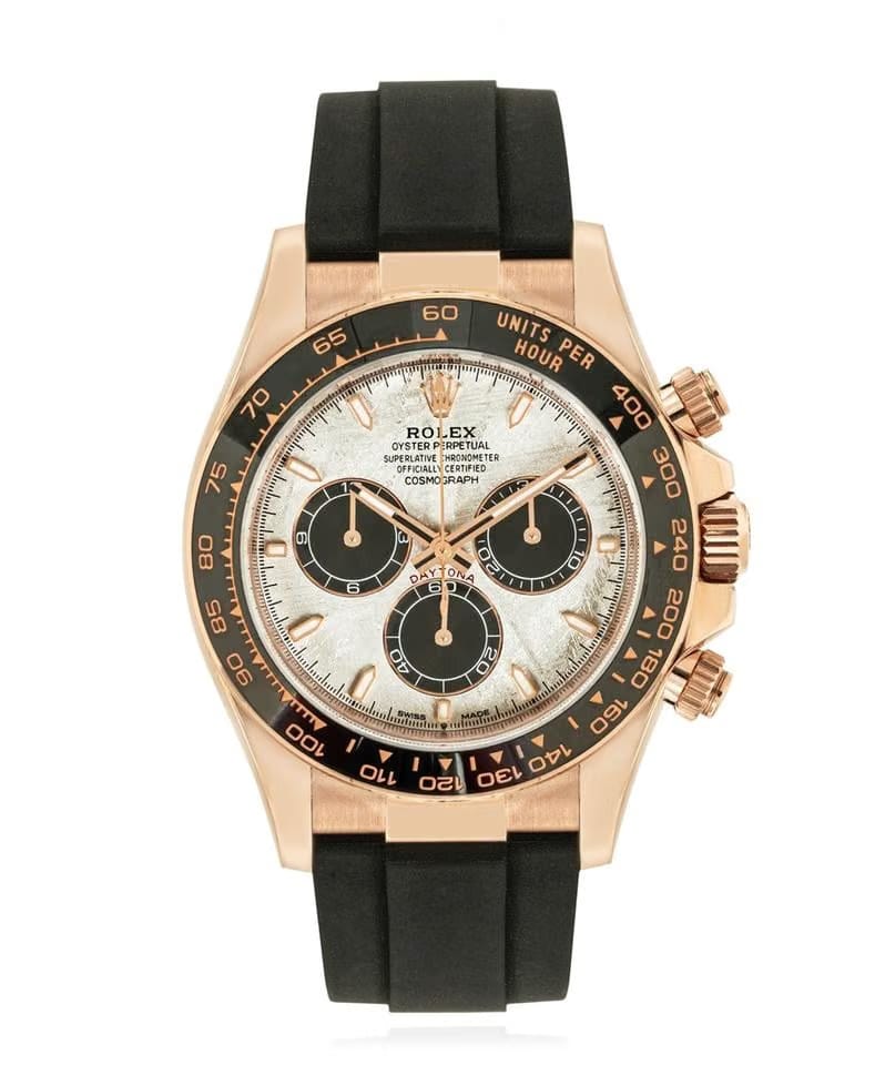 Rolex | Daytona | 126515LN | Rose gold | 40 mm | Rubber | Meteorite | Automatic