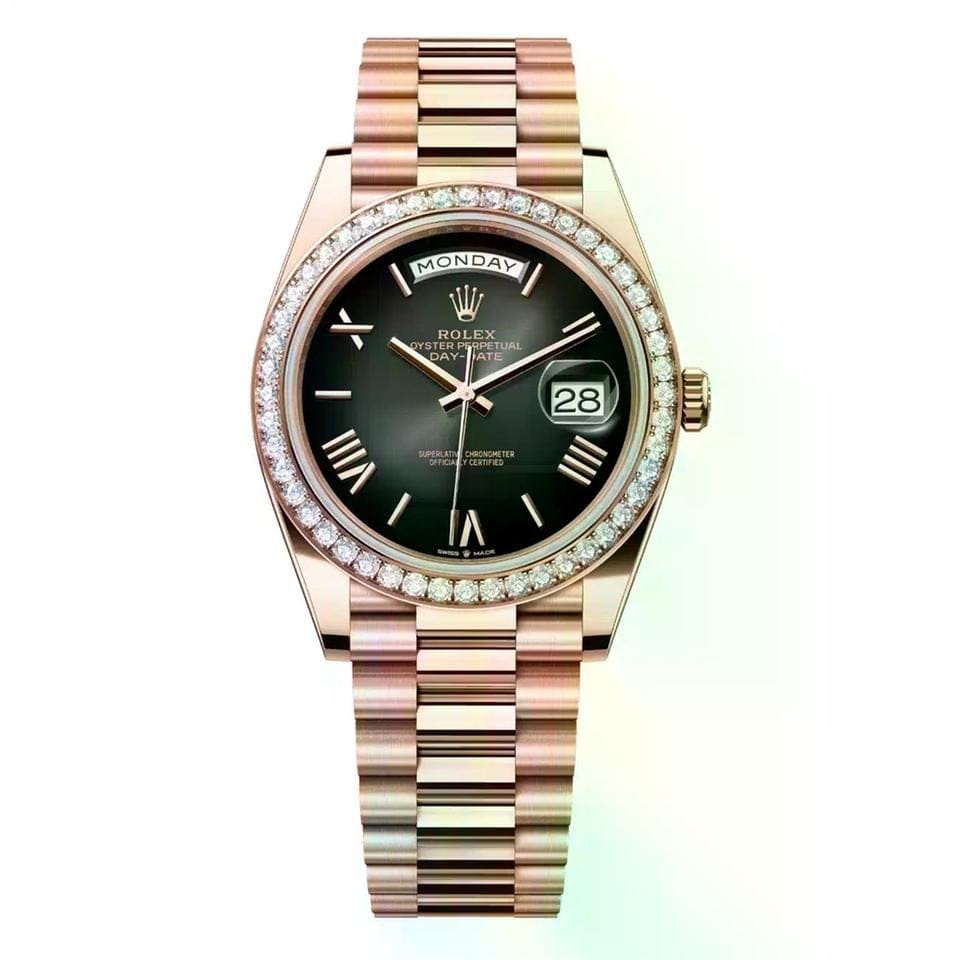 Rolex | Day-Date | 228345RBR-0025 | 40 mm | Rose gold | Automatic