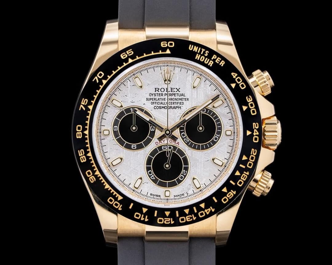 Rolex | Daytona | 116518LN | Yellow gold | 40 mm | Rubber | Grey | Automatic