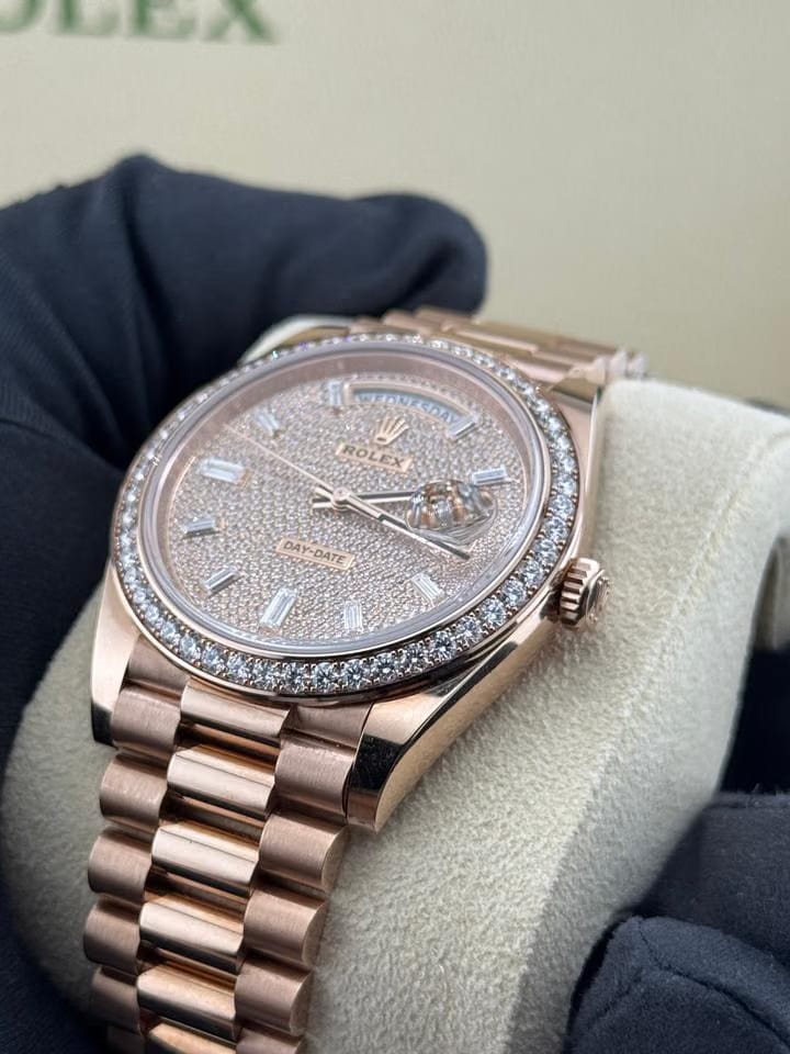 Rolex | Day-Date | 228345RBR | Rose gold | 40 x 48 mm | Rose gold | Gold (solid) | Automatic