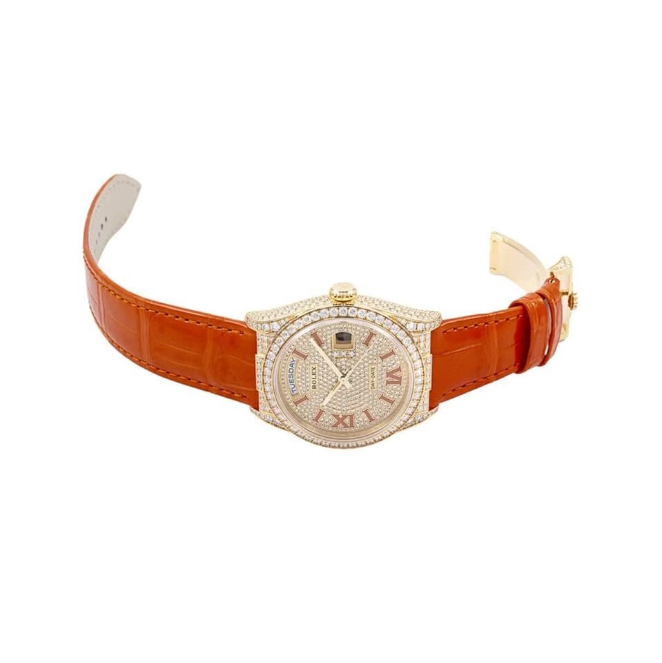 Rolex | Day-Date | 128158rbr | Yellow Gold | 36 Mm | Automatic