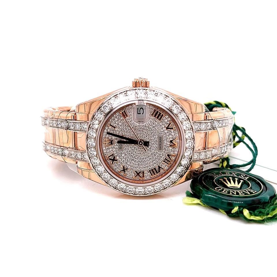 Rolex | Datejust | 81285 | Rose gold | 34 mm | Rose gold | Automatic