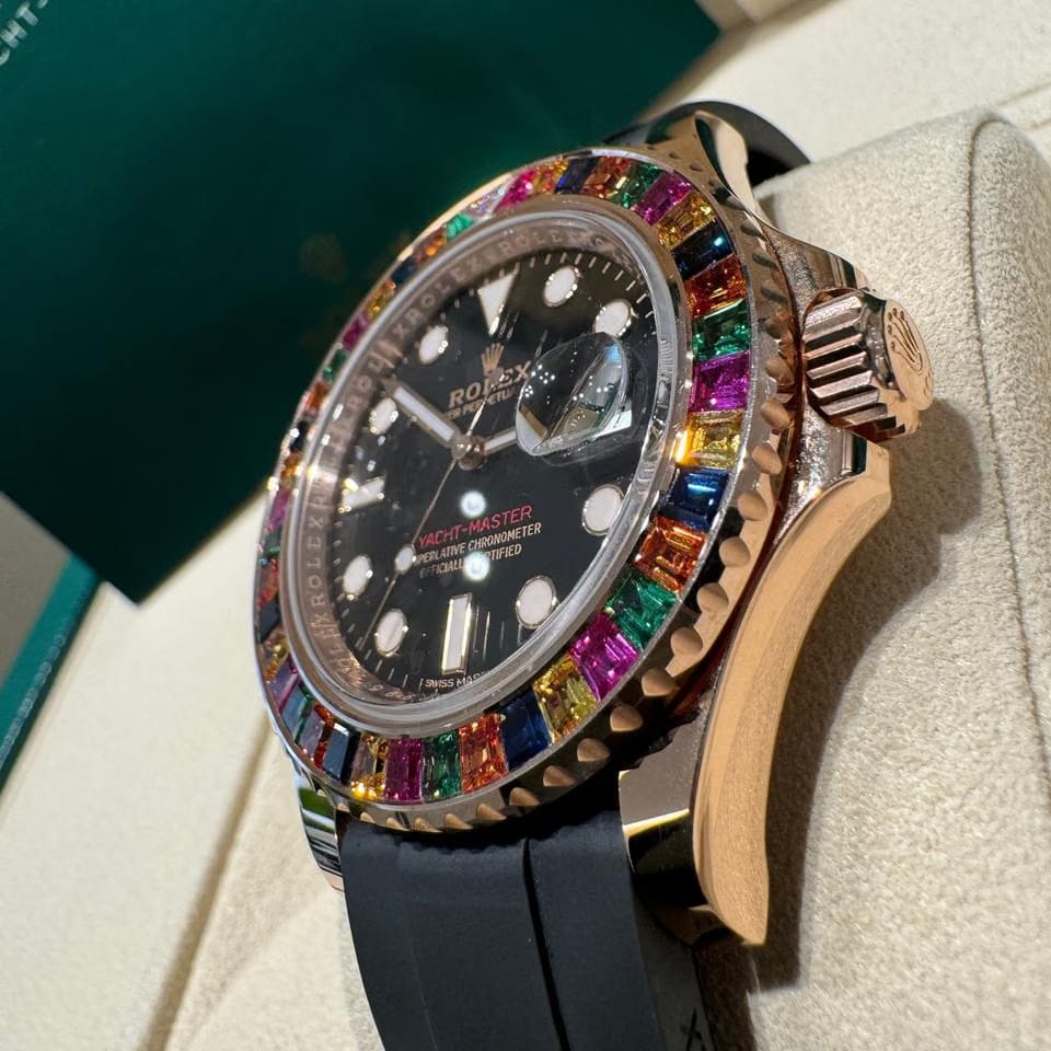 Rolex | Yacht-Master | 116695 SATS | Rose gold | 40 mm | Rubber | Black | Automatic