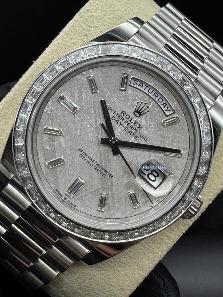 Rolex | Day-Date | 228396TBR | Platinum | 40 x 48 mm | Platinum | Meteorite | Automatic