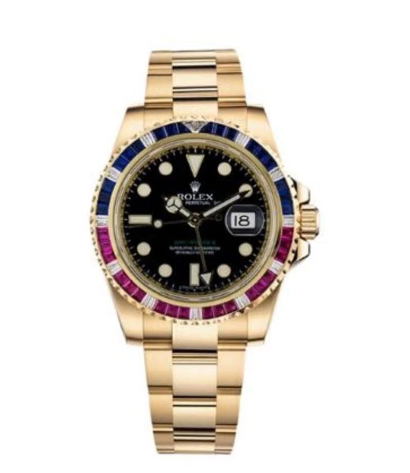 Rolex | GMT-Master II | 116748 SARU | Yellow gold | 40 mm | Yellow gold | Black | Automatic
