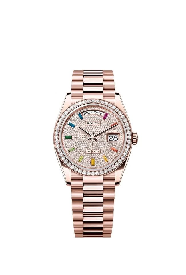 Rolex | Day-Date | 128345RBR | Rose gold | 36 x 43 mm | Rose gold | Gold (solid) | Automatic