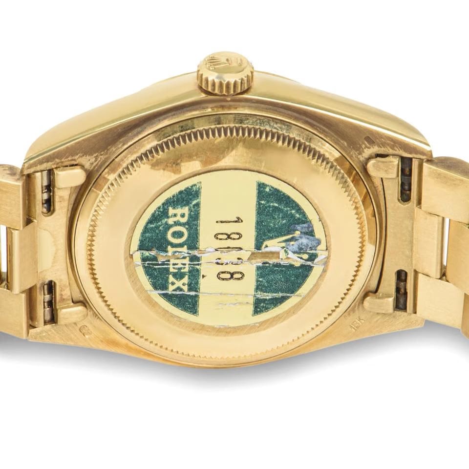 Rolex | Day-Date | 18038 | Yellow gold | 36mm mm | Yellow gold | Red | Automatic