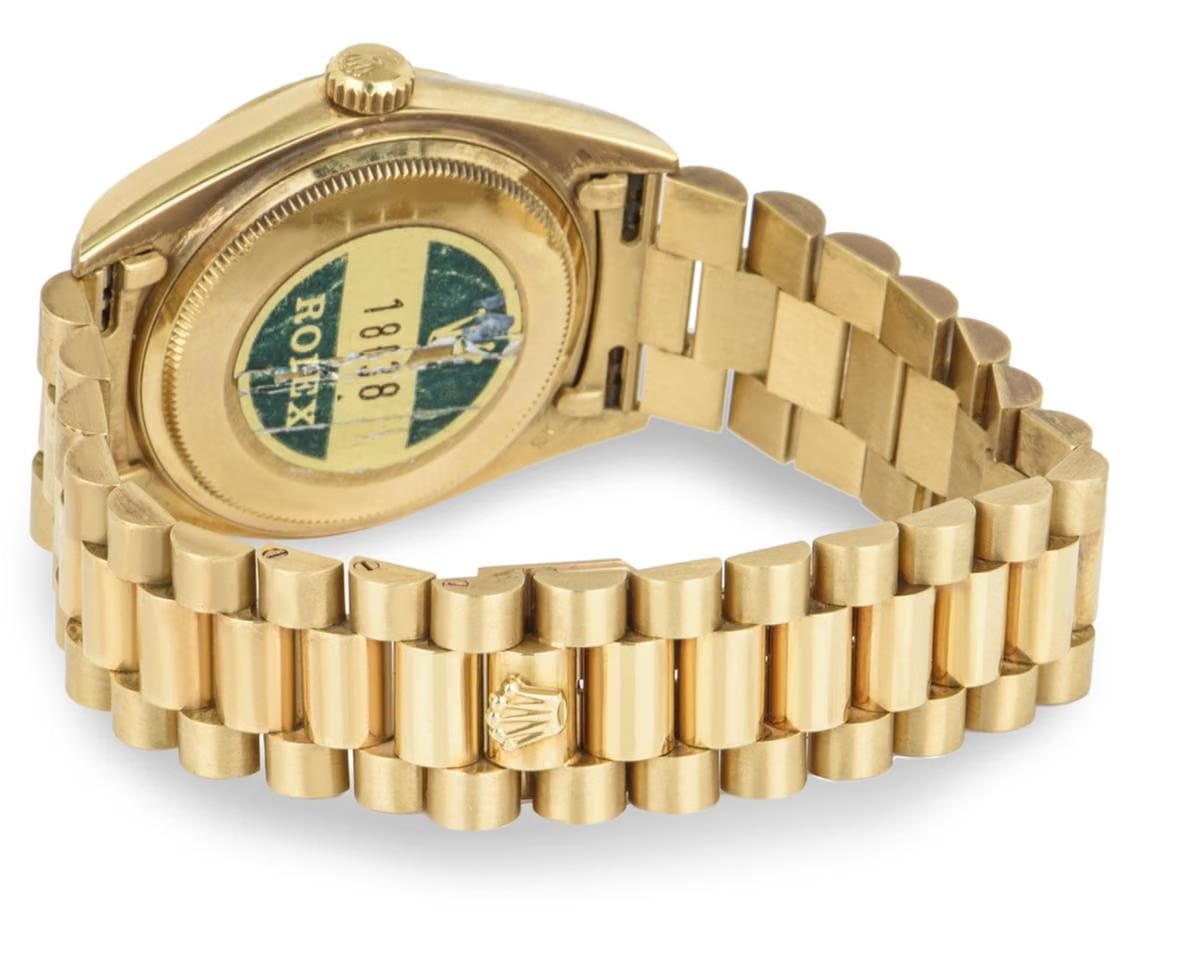 Rolex | Day-Date | 18038 | Yellow gold | 36mm mm | Yellow gold | Red | Automatic