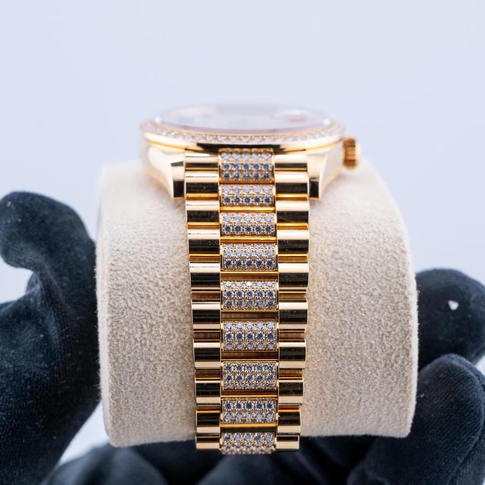 Rolex | Day-Date | 128348RBR | Yellow gold | 36 x 43 mm | Yellow gold | Gold (solid) | Automatic