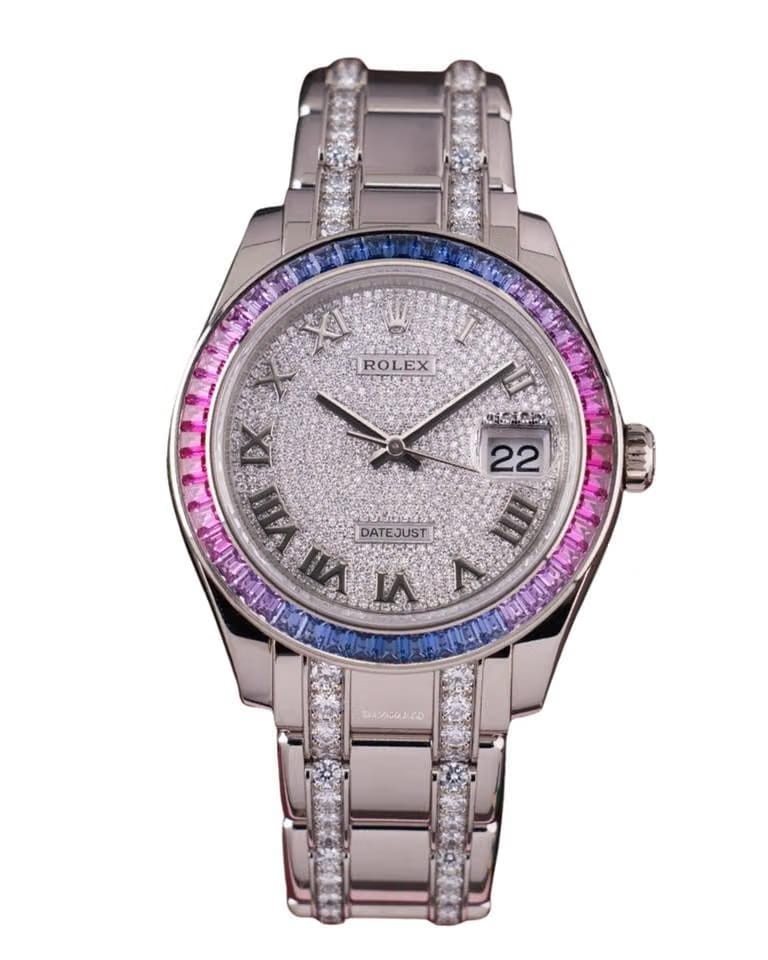 Rolex | Datejust | 86349SAFUBL | White gold | 39 mm | White gold | Purple | Automatic