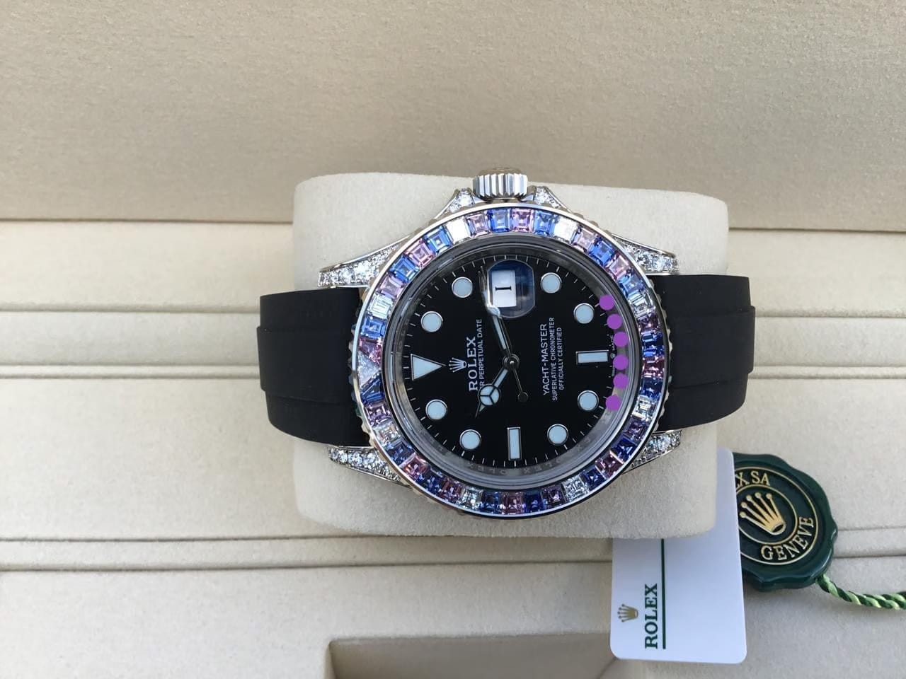 Rolex | Yacht-Master | 126679SABR | White gold | 40 mm | Rubber | Black | Automatic