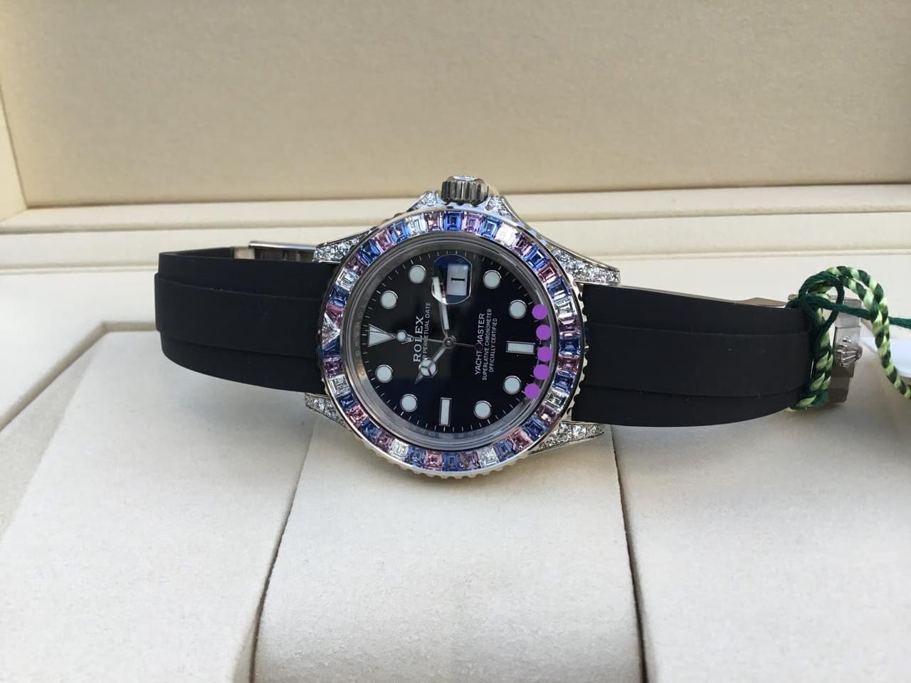 Rolex | Yacht-Master | 126679SABR | White gold | 40 mm | Rubber | Black | Automatic