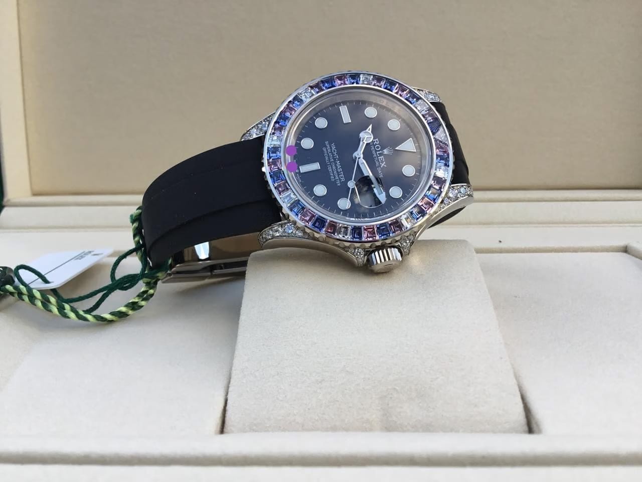 Rolex | Yacht-Master | 126679SABR | White gold | 40 mm | Rubber | Black | Automatic