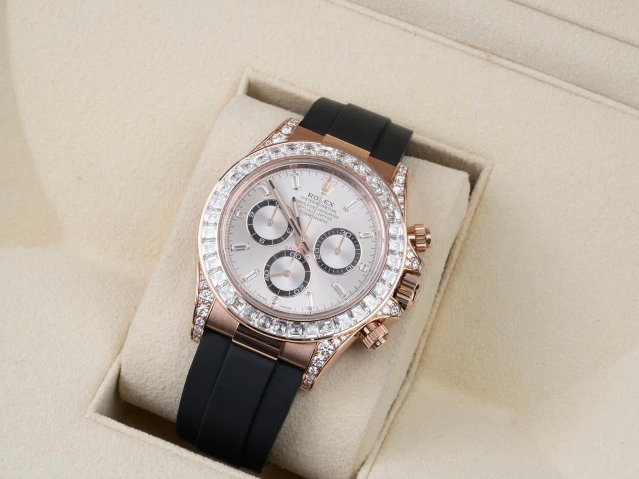 Rolex | Daytona | 126535TBR | Rose gold | 40 mm | Rubber | Pink | Automatic