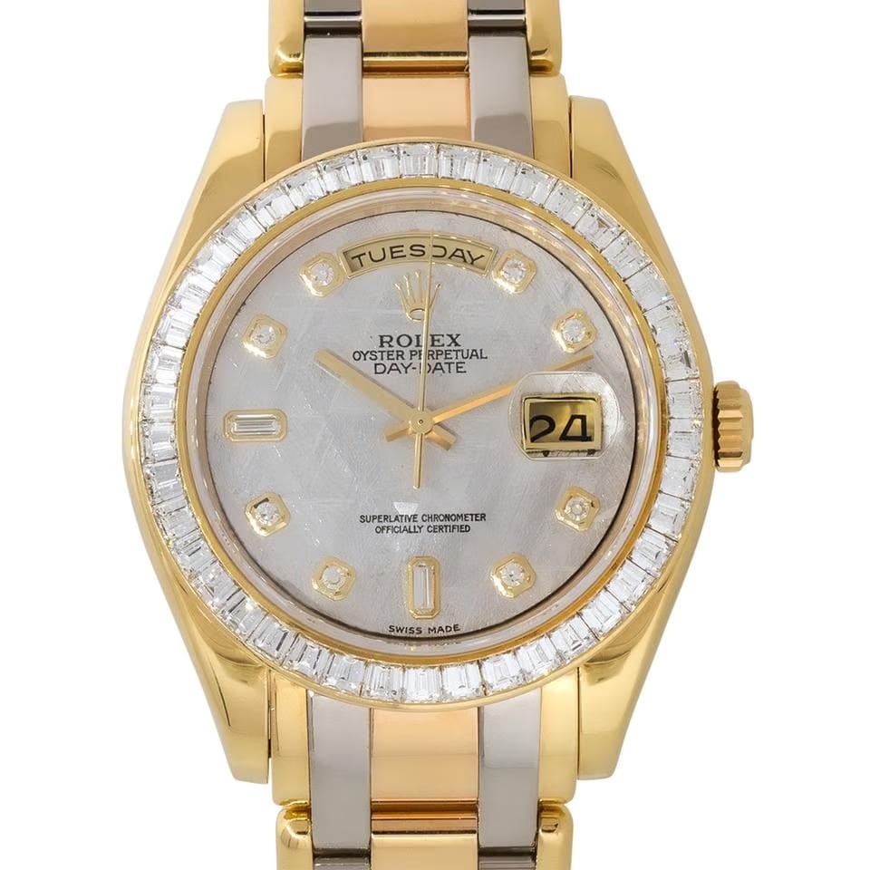 Rolex | Day-Date | 18958BR | Yellow gold | 39 mm | Yellow gold | Meteorite | Automatic