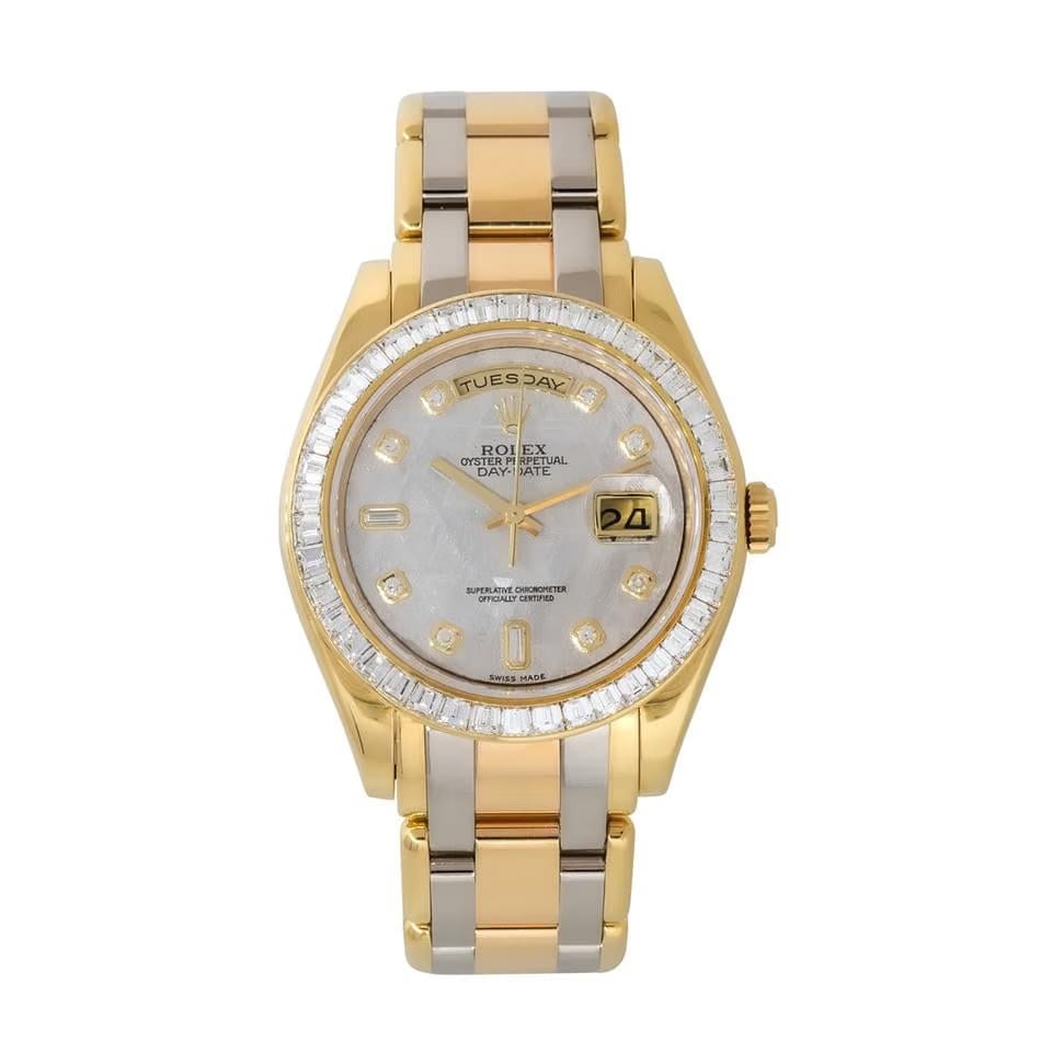 Rolex | Day-Date | 18958BR | Yellow gold | 39 mm | Yellow gold | Meteorite | Automatic