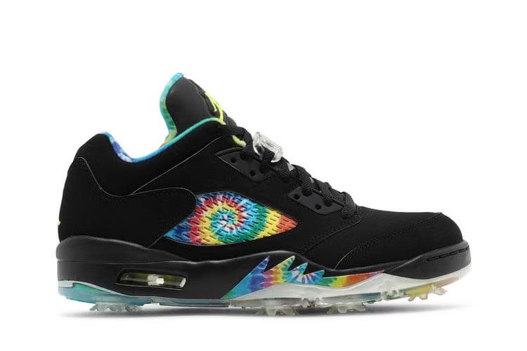 Air Jordan 5 Low Golf Peace & Love - Black