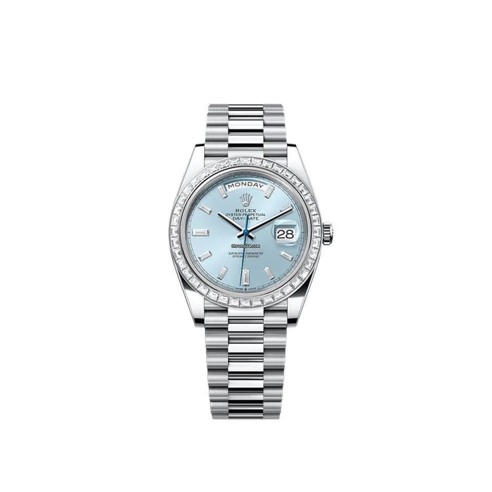 Rolex | Day-Date | 228396TBR | Platinum | Platinum | Blue