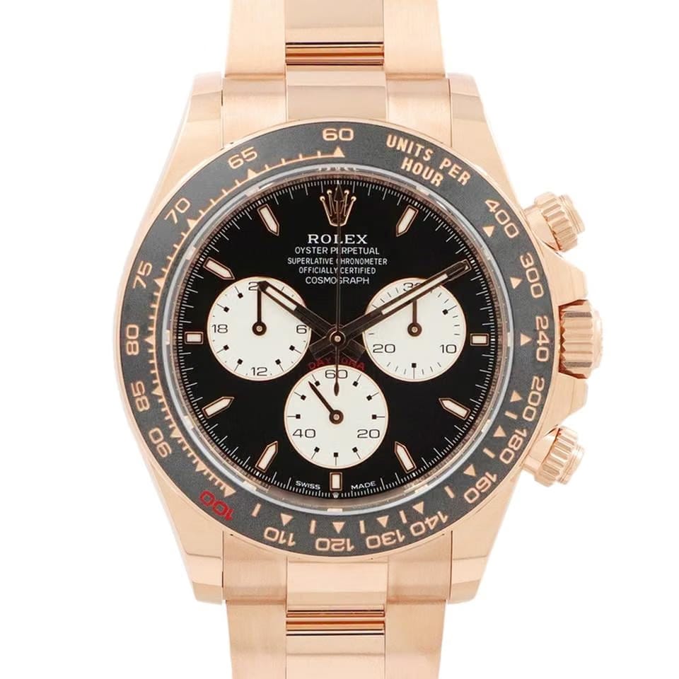 Rolex | Daytona | 126525LN | Rose gold | 40 mm | Rose gold | Black | Automatic