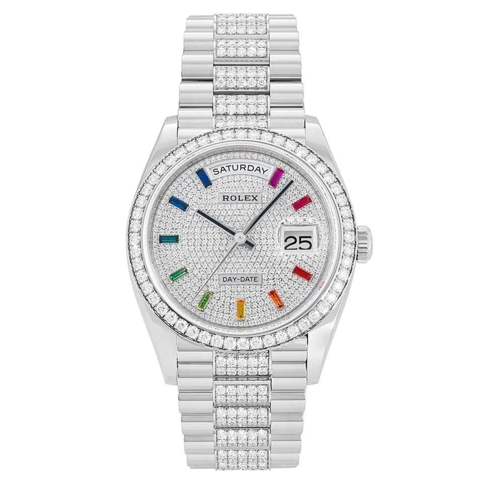 Rolex | Day-Date | 128349RBR | White gold | 36 mm | Automatic