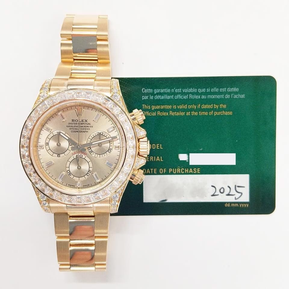 Rolex | Daytona | 126598TBR | Yellow gold | 40 mm | Yellow gold | Champagne | Automatic