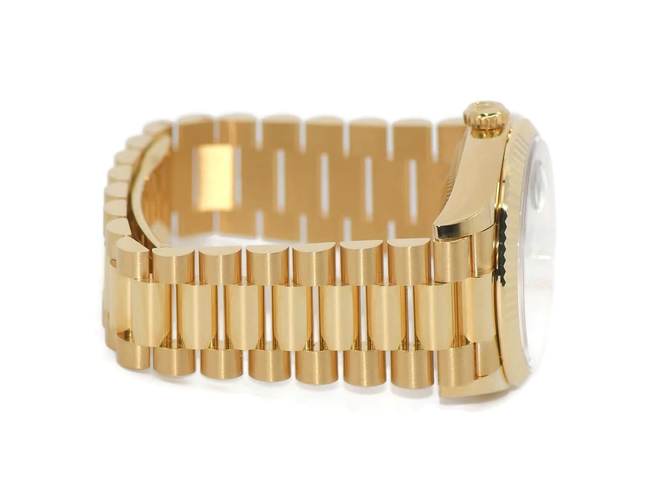 Rolex | Day-Date | 128238-0121 | Yellow gold | 36 mm | Yellow gold | Green | Automatic