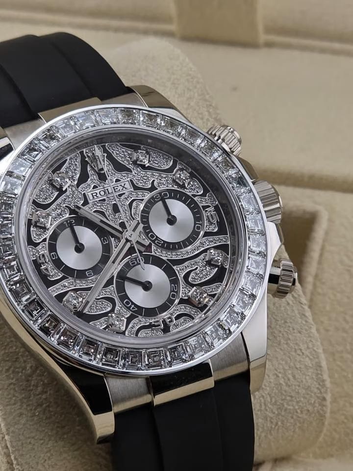 Rolex | Daytona | 116589TBR | White gold | 40 mm | Rubber | Silver | Automatic