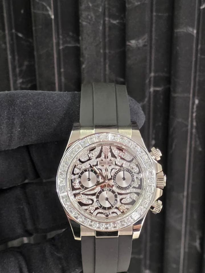 Rolex | Daytona | 116589TBR | White gold | 40 mm | Rubber | Silver | Automatic