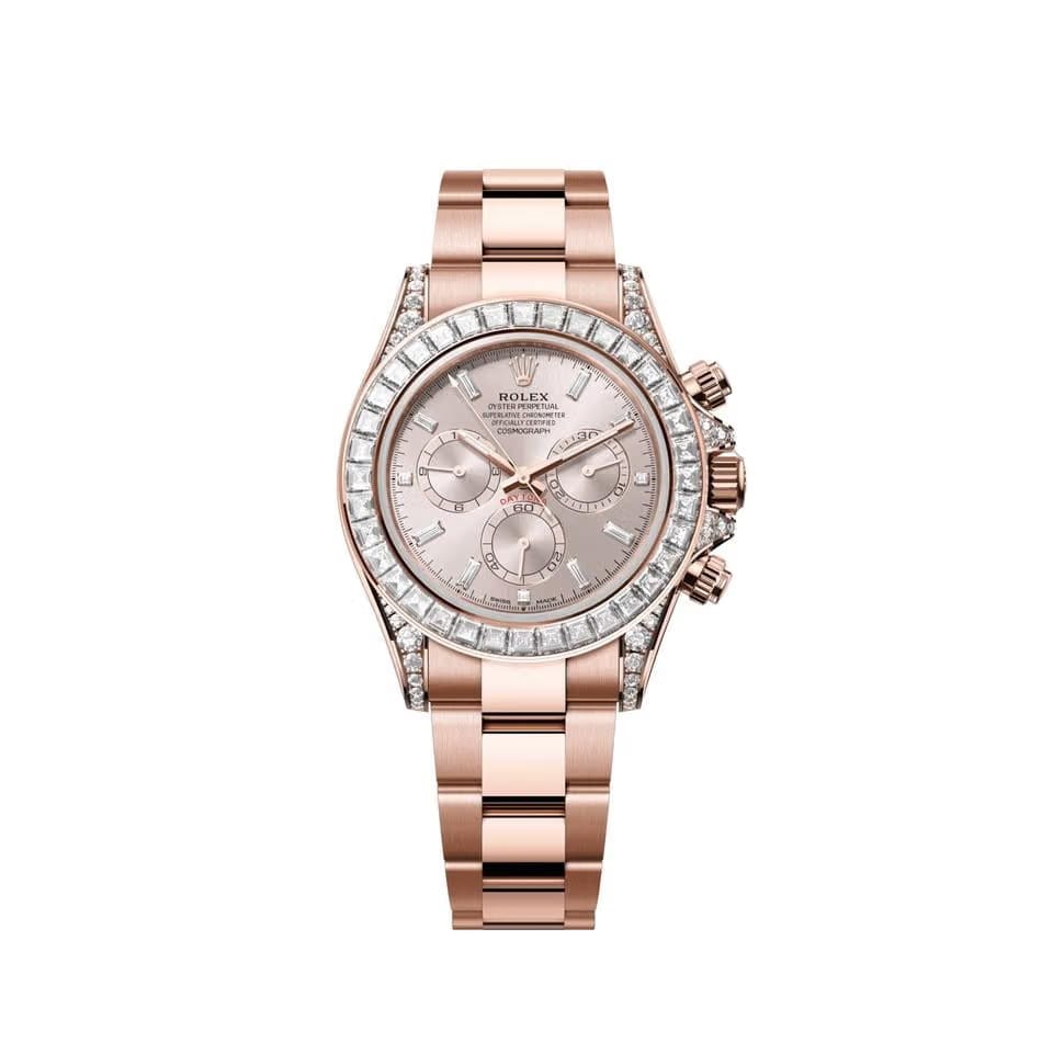 Rolex | Daytona | 126595TBR | Rose gold | 40 mm | Rose gold | White | Automatic
