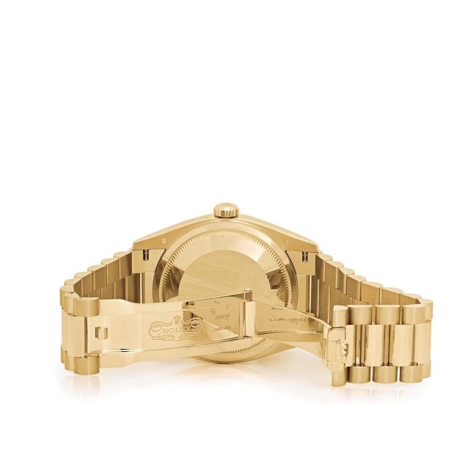 Rolex | Day-Date | 128238 | Yellow gold | 36 mm | Yellow gold | Turquoise | Automatic