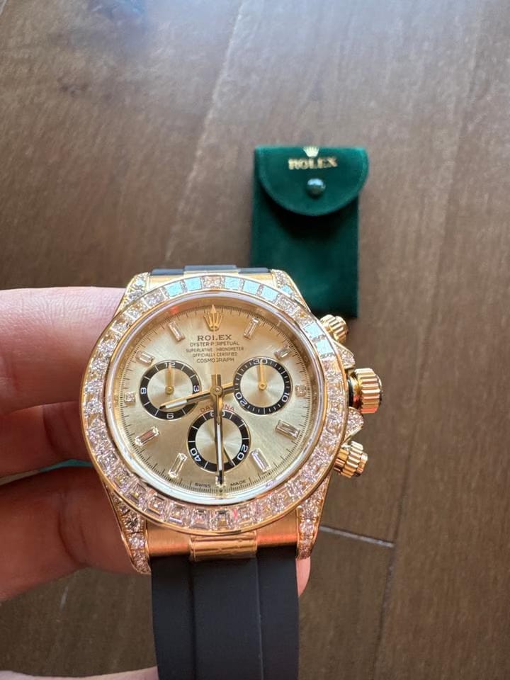 Rolex | Daytona | 126538TBR | Yellow gold | 40 mm | Rubber | Gold | Automatic