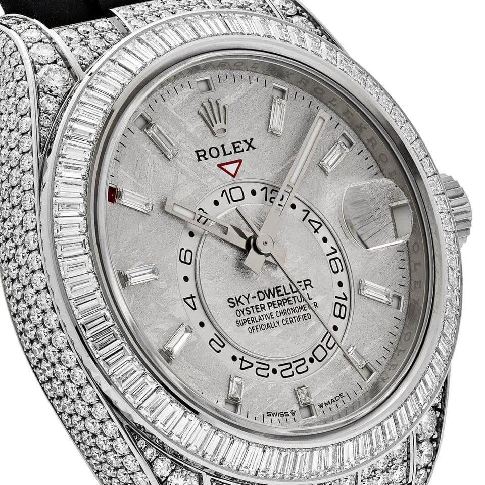 Rolex | Sky-Dweller | 336259TBR | White gold | 42 mm | Rubber | White | Automatic