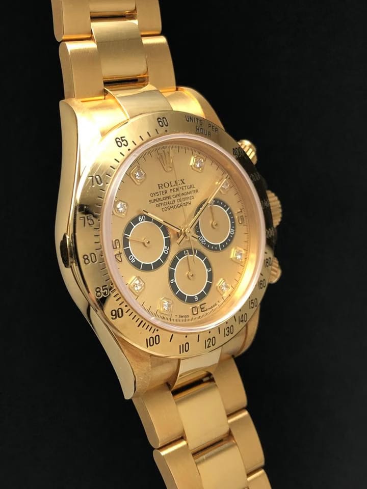 Rolex | Daytona | 16528 | Yellow gold | Champagne