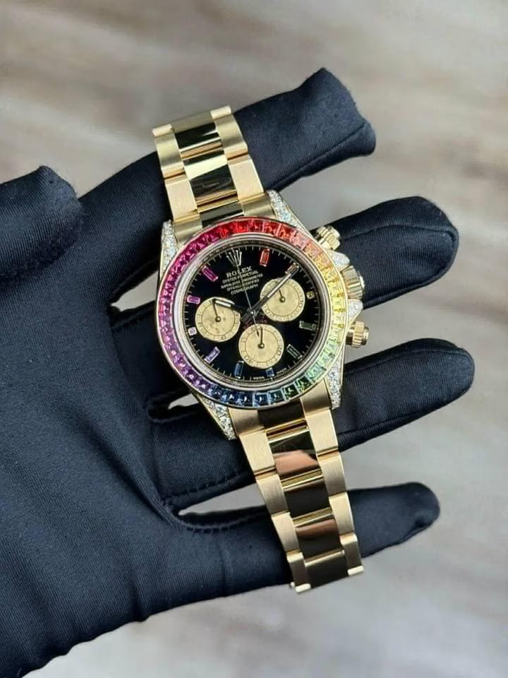 Rolex | Daytona | 126598RBOW | Yellow gold | 40 mm | Yellow gold | Black | Automatic