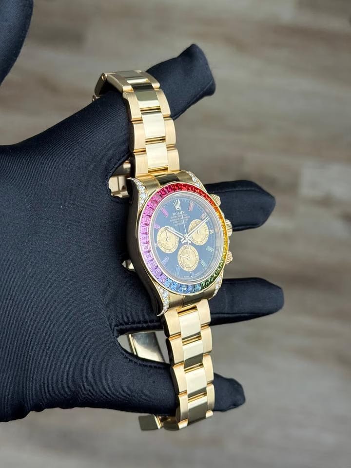 Rolex | Daytona | 126598RBOW | Yellow gold | 40 mm | Yellow gold | Black | Automatic
