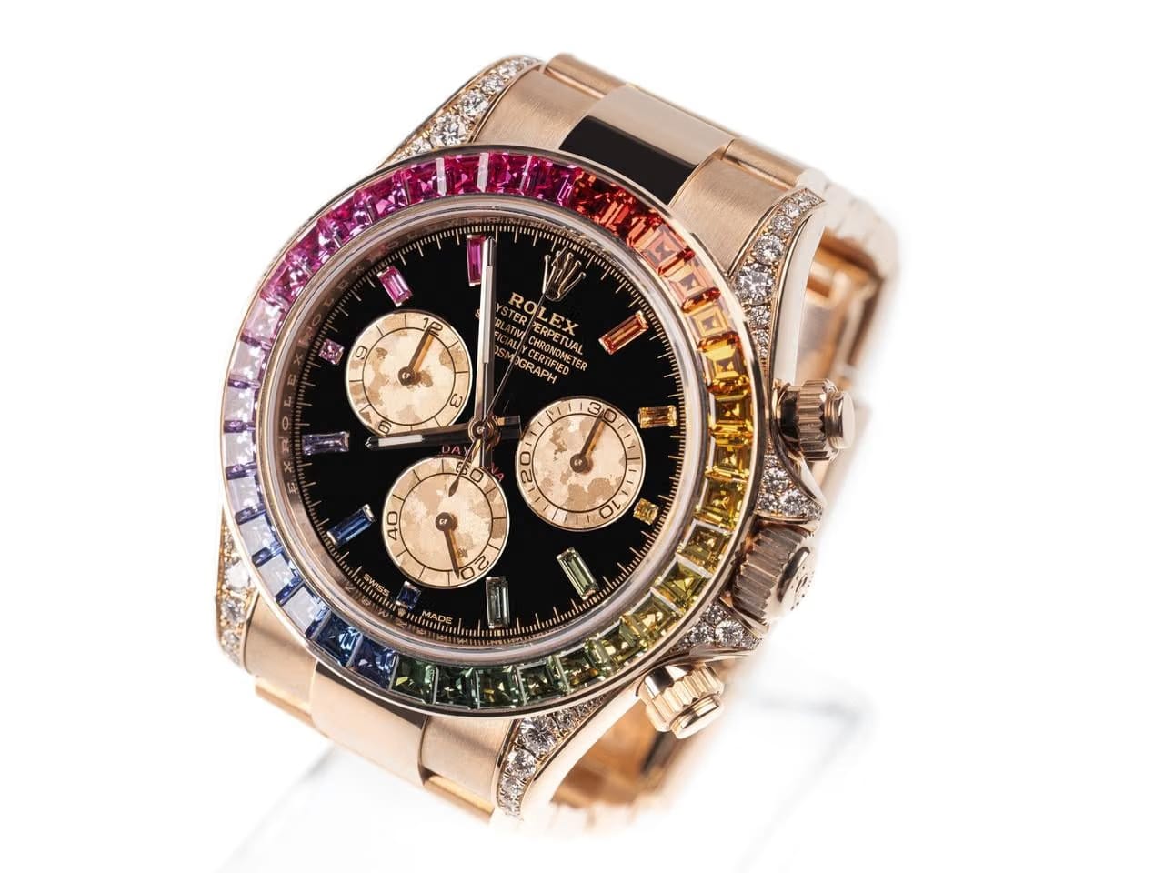 Rolex | Daytona | 126595RBOW | Rose gold | Rose gold | Black | Automatic