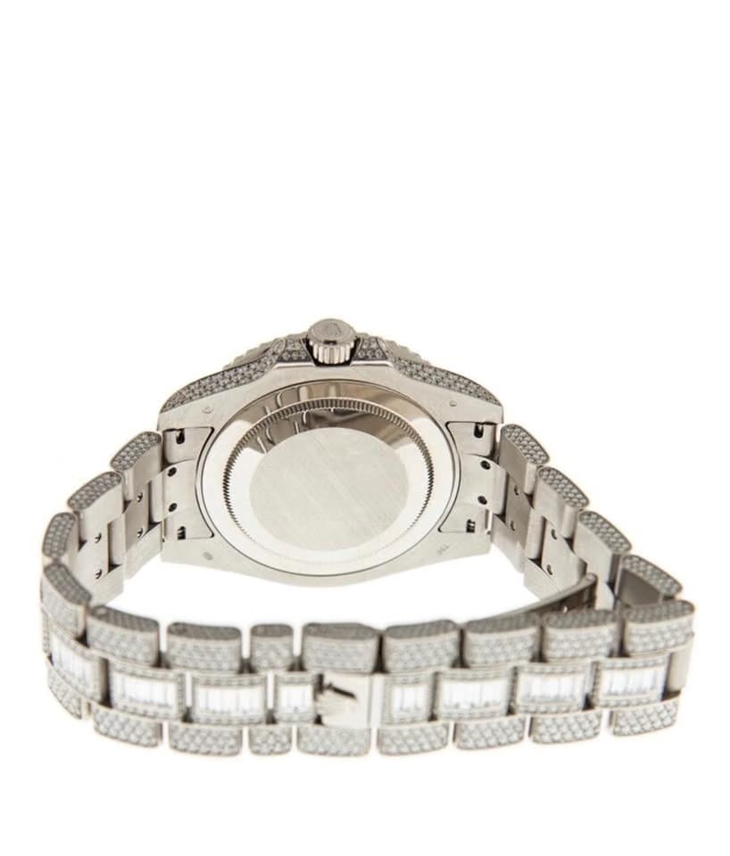 Rolex | GMT-Master II | 116769TBR - factory Dimond set | White gold | 40 mm | White gold | White | Automatic