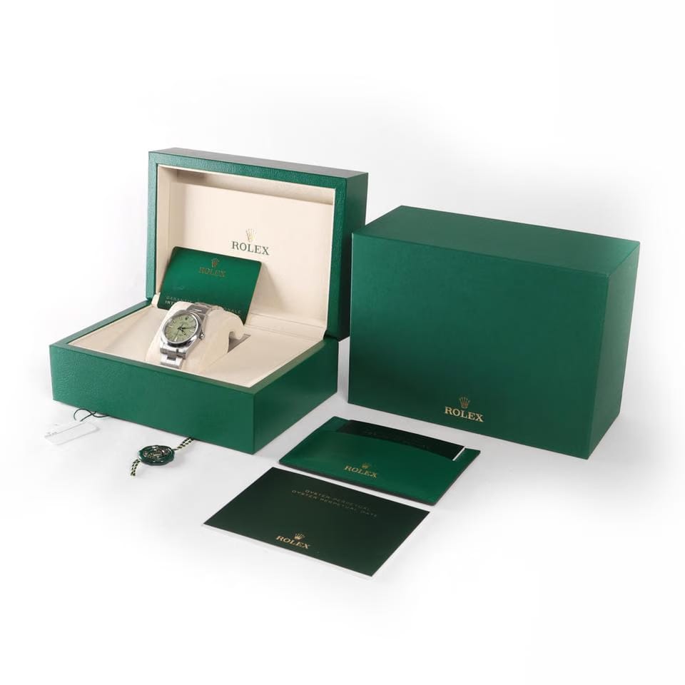 Rolex Oyster Perpetual 34 Pistache Dial NEW IN STICKERS '26