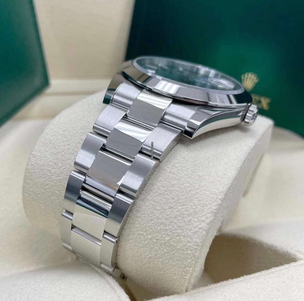 Rolex Day just 2025 Brand New Rolex Day Just Smooth Bezel Green dial Oyster