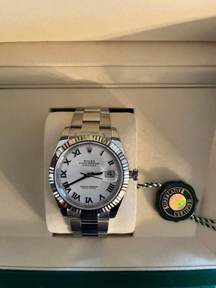 Rolex Oster Perpetual Full Set neu und ungetragen römische Ziffern