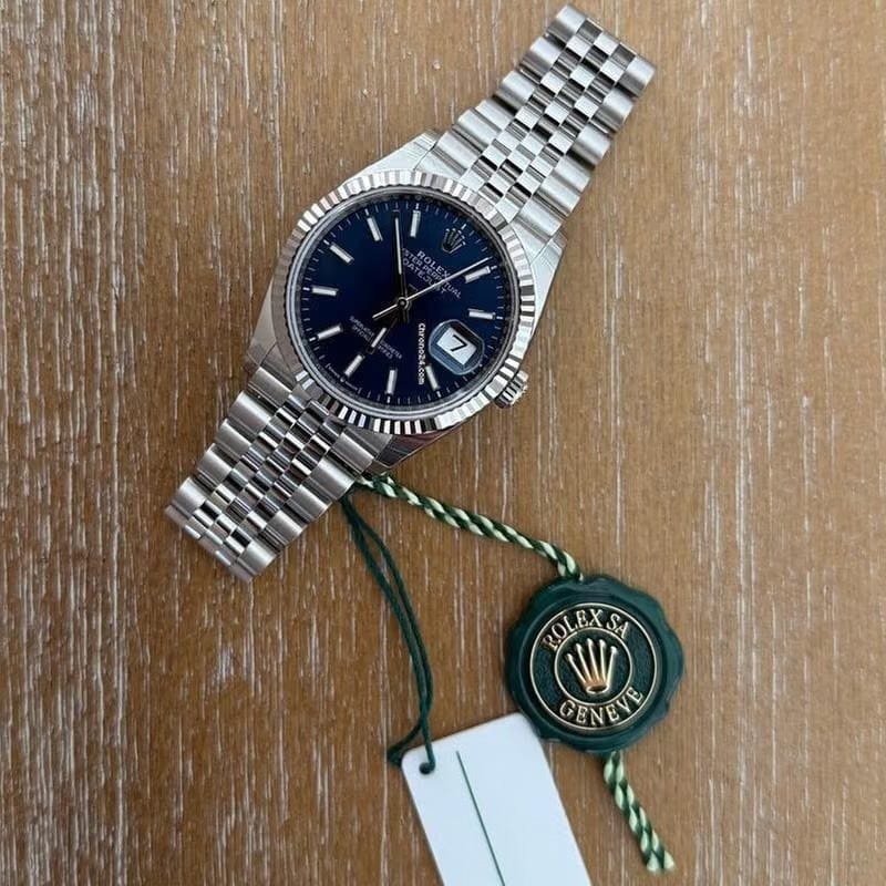 Rolex Datejust 36 Dayjust 36 Blue Stick Jubilee Bracelet