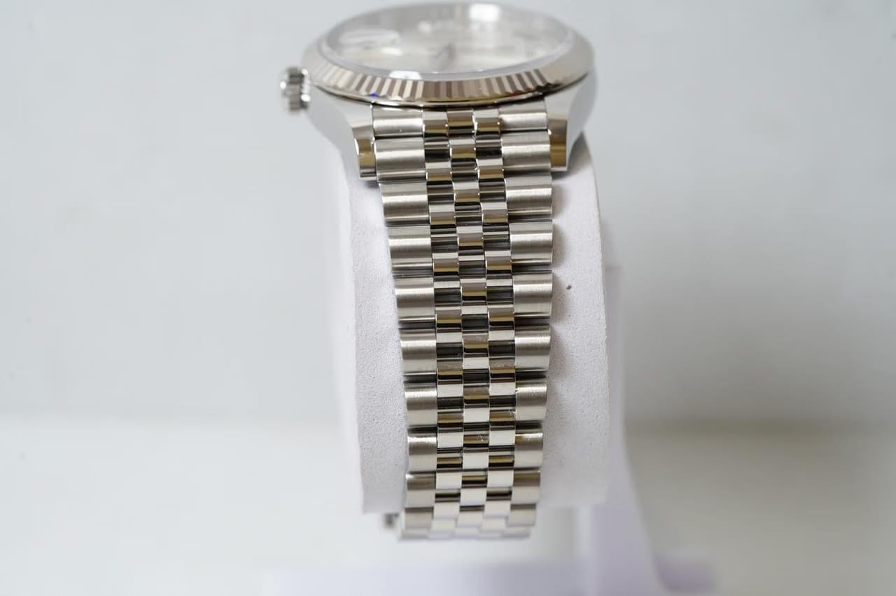 Rolex Oyster Perpetual 36 White Gold Bezel Jubilee Bracelet Full Set