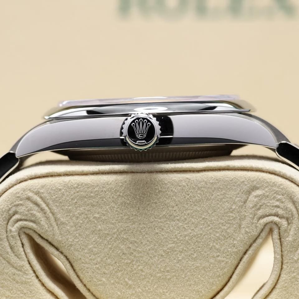 Rolex2026 Complete 41mm Oystersteel Pink Dial Smooth Domed Bezel Oyster Bracelet 134300