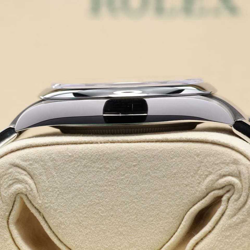 Rolex2026 Complete 41mm Oystersteel Pink Dial Smooth Domed Bezel Oyster Bracelet 134300